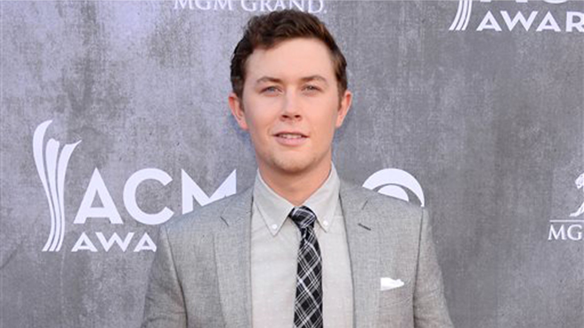 Scotty McCreery at the 49th annual Academy of Country Music Awards in Las Vegas, on April 6, 2014.