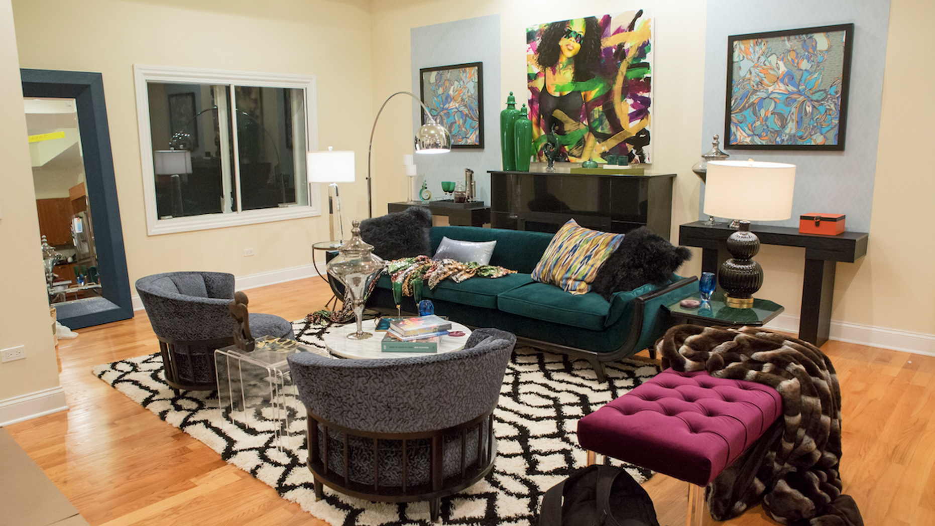 The "Empire" set doesn't use many props -- it's all real furniture, shopped for and often upgraded by the set designer.