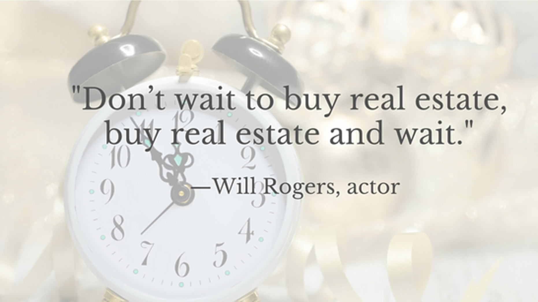 A little inspiration for home buyers.