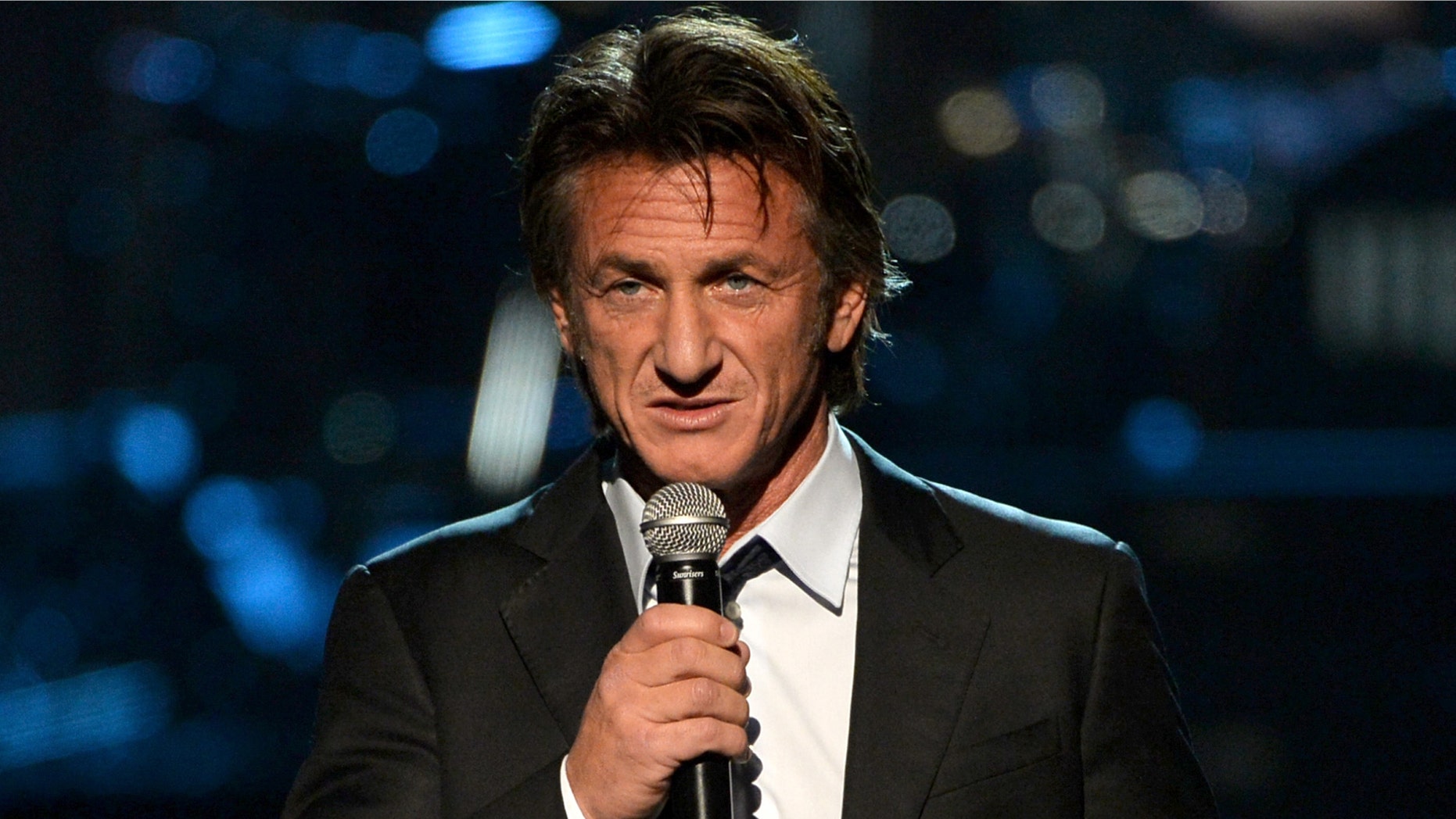 Actor Sean Penn on January 27, 2014 in Los Angeles, California.