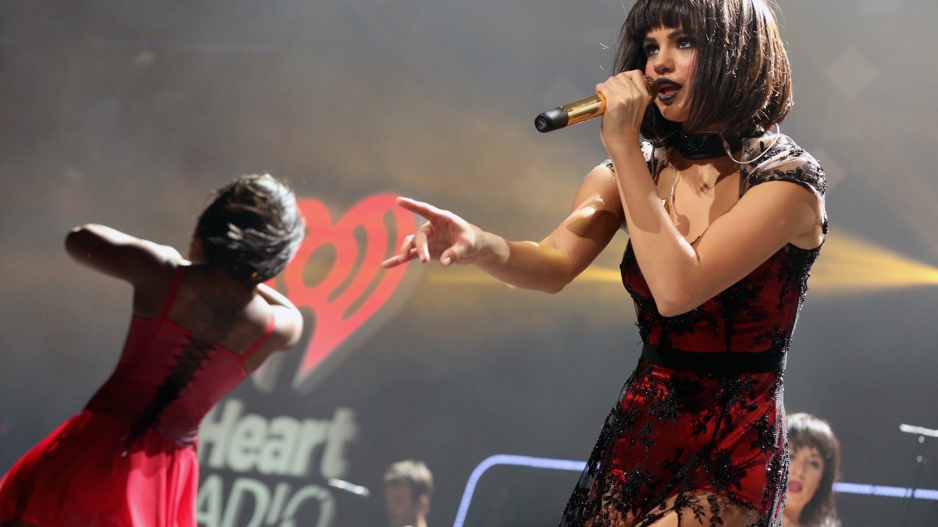 Selena Gomez during KIIS FMs Jingle Ball 2013 at Staples Center on December 6, 2013 in Los Angeles, CA.