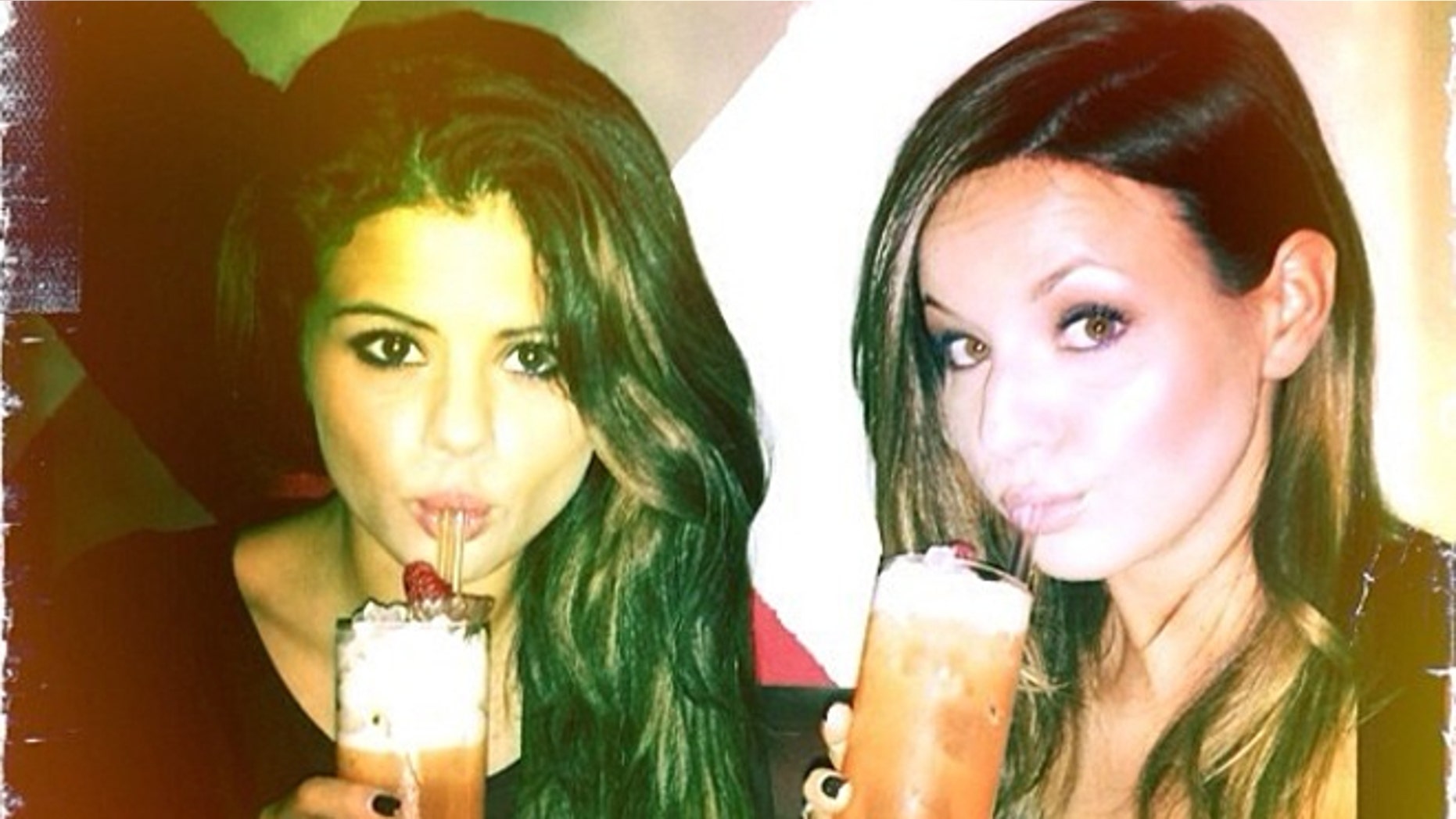 Selena Gomez and a friend are seen drinking just weeks after the singer revealed she went to rehab.