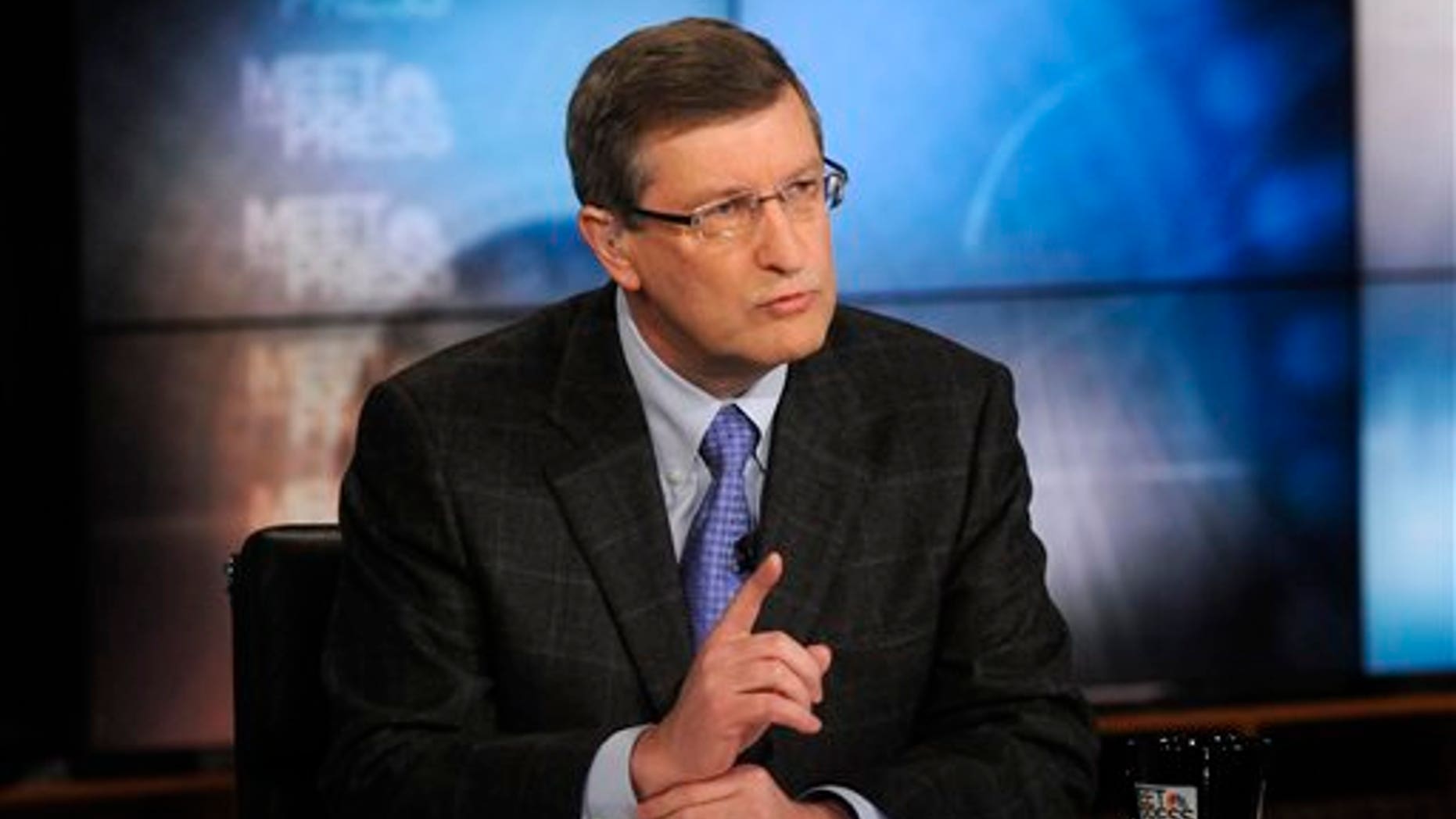 April 24: Sen. Kent Conrad, D-N.D., appears on NBC's "Meet the Press" in Washington.