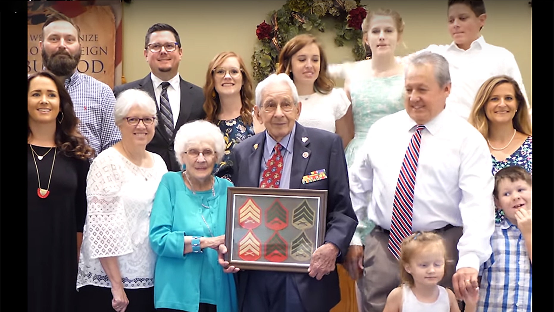 Cpl. Edgar Harrell, a Marine vet, finally gets officially promoted to sergeant after waiting 73 years.