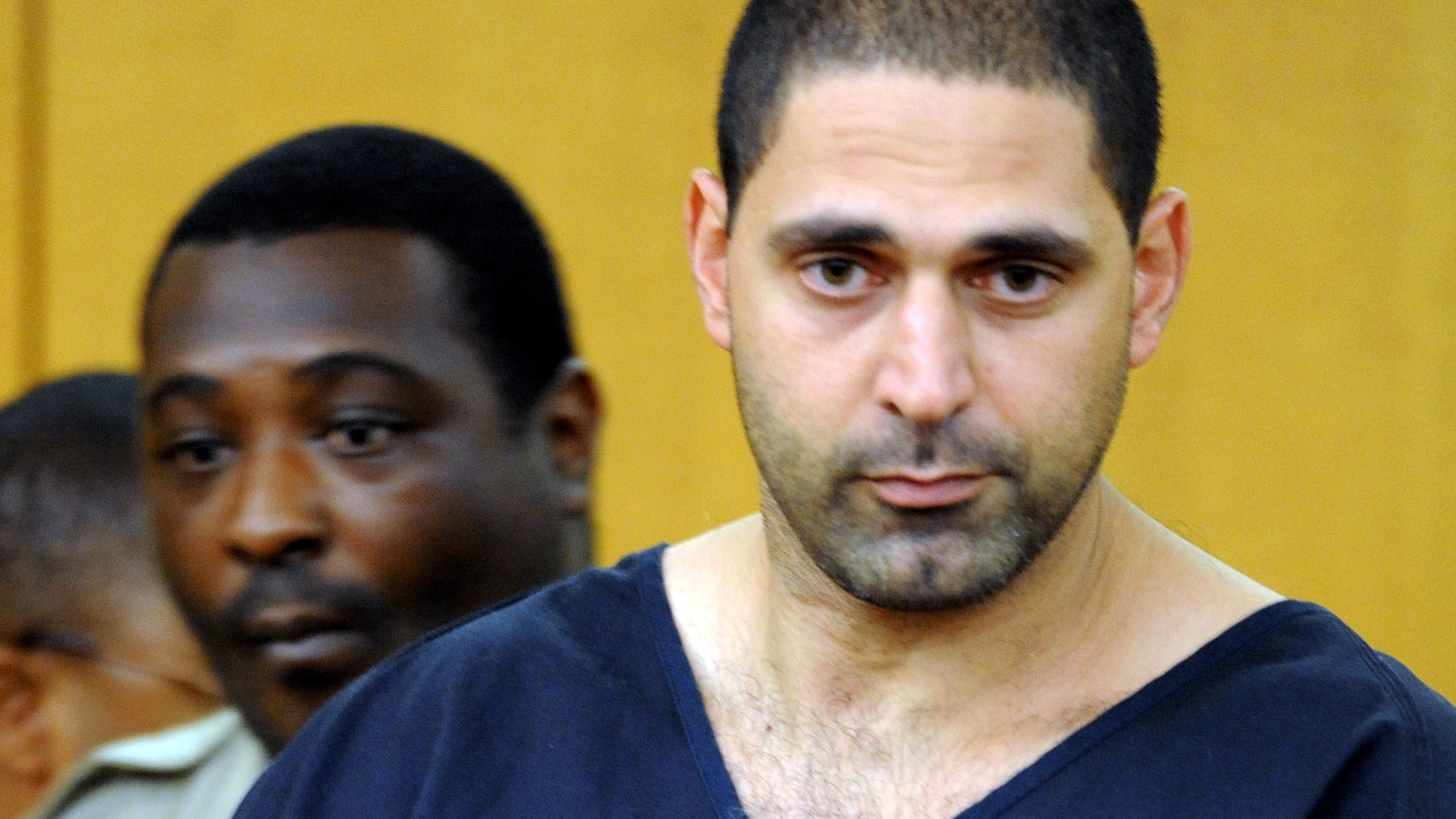 Aug. 13, 2010: Elias Abuelazam, attends an extradition hearing in Fulton County Superior Court in Atlanta. Abuelazam, an Israeli citizen, is on trial for the death of 49-year-old Arnold Minor, the first murder trial in Michigan connected to a series of deadly stabbings in 2010.