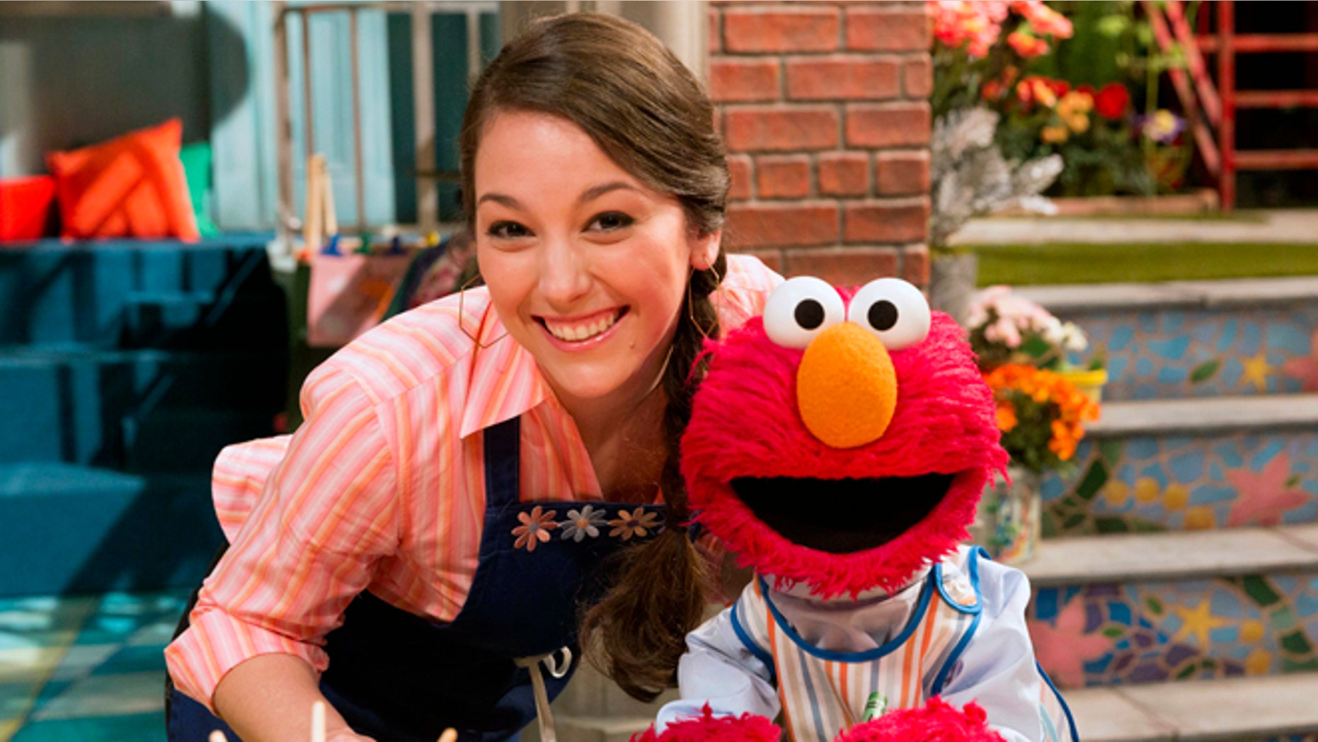 Suki Lopez as 'Nina' on Sesame Street.