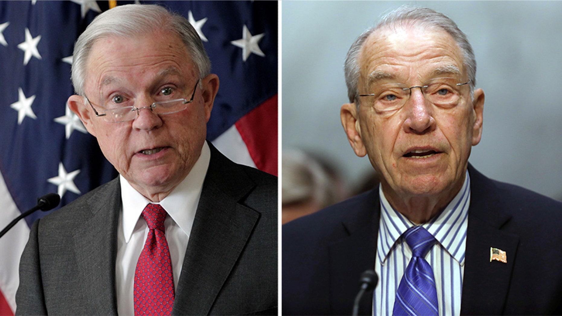 Sen. Chuck Grassley and Attorney General Jeff Sessions argued over sentencing reform this week.