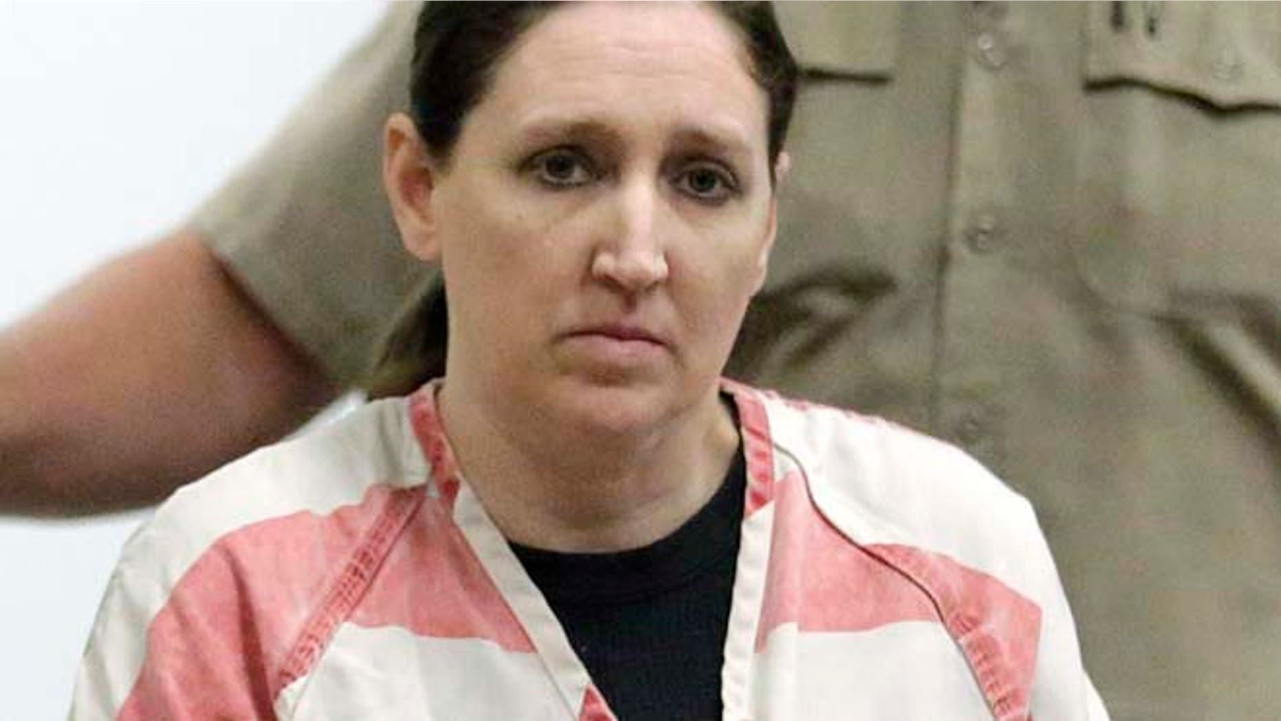Dec. 8, 2014: Megan Huntsman, who is accused of killing six of her seven newborns and storing all of their bodies in her garage, appears in court in Provo, Utah. (AP)