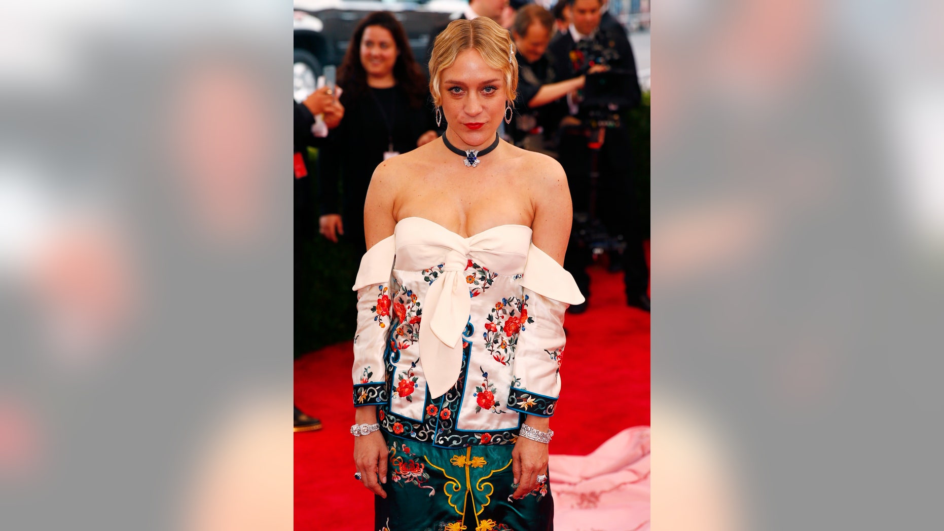 Chloe Sevigny arrives at the Metropolitan Museum of Art Costume Institute Gala 2015 celebrating the opening of "China: Through the Looking Glass," in Manhattan, New York May 4, 2015. REUTERS/Lucas Jackson - RTX1BK11