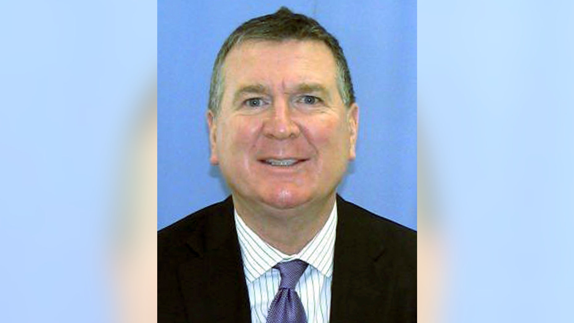 This undated Pennsylvania driver license photo provided by the Philadelphia District Attorney’s Office shows Brian Meehan of Berwyn, Pa. Meehan, 56, surrendered to authorities Tuesday, Nov. 25, 2014, on charges of having sex with a human trafficking victim, age 14. Authorities said Meehan paid to have sex several times in 2012 in his downtown office with a girl that a Philadelphia couple held captive in their home with four other females. Officials said the couple is also in custody. (AP Photo/Pennsylvania Department of Transportation via Philadelphia District Attorney’s Office)