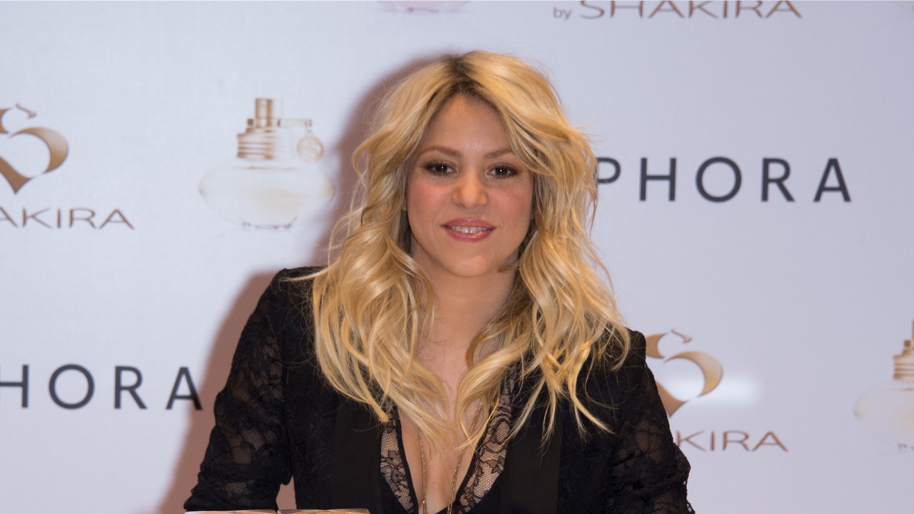 Shakira attends the 'S By Shakira' Perfume Launch at Sephora Champs-Elysees on March 27, 2013 in Paris, France.