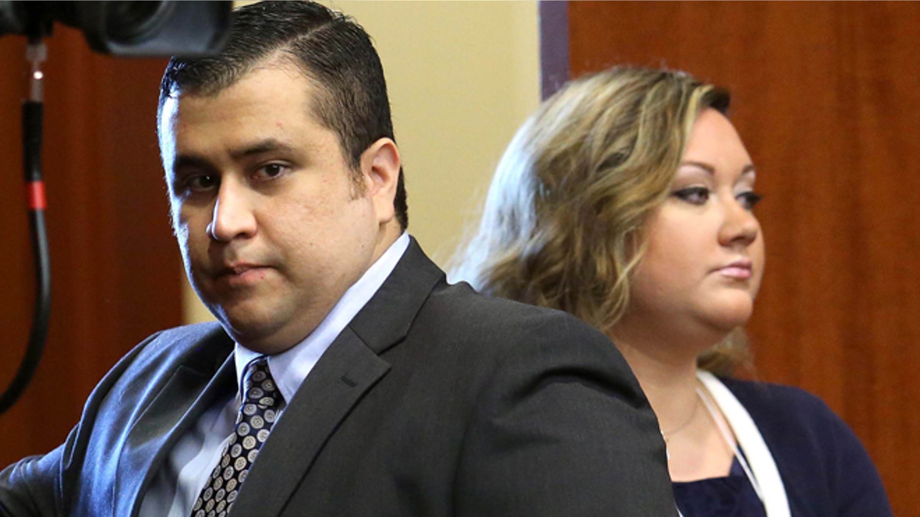 George Zimmerman with his wife Shellie in Sanford, Fla. in June 24, 2013.