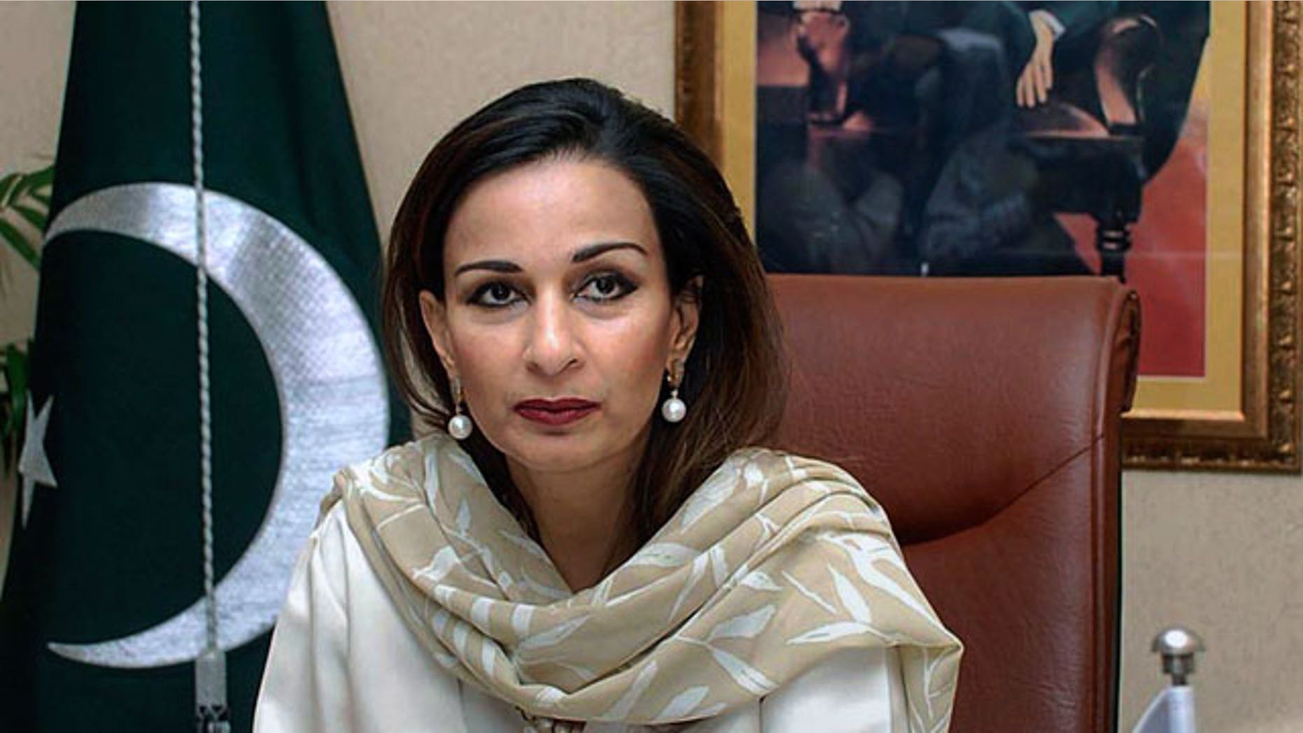 In this March 31, 2008 file photo, Pakistan's former Information Minister Sherry Rehman is seen in her office in Islamabad, Pakistan. Pakistan has appointed Sherry Rehman as new ambassador to the United States.