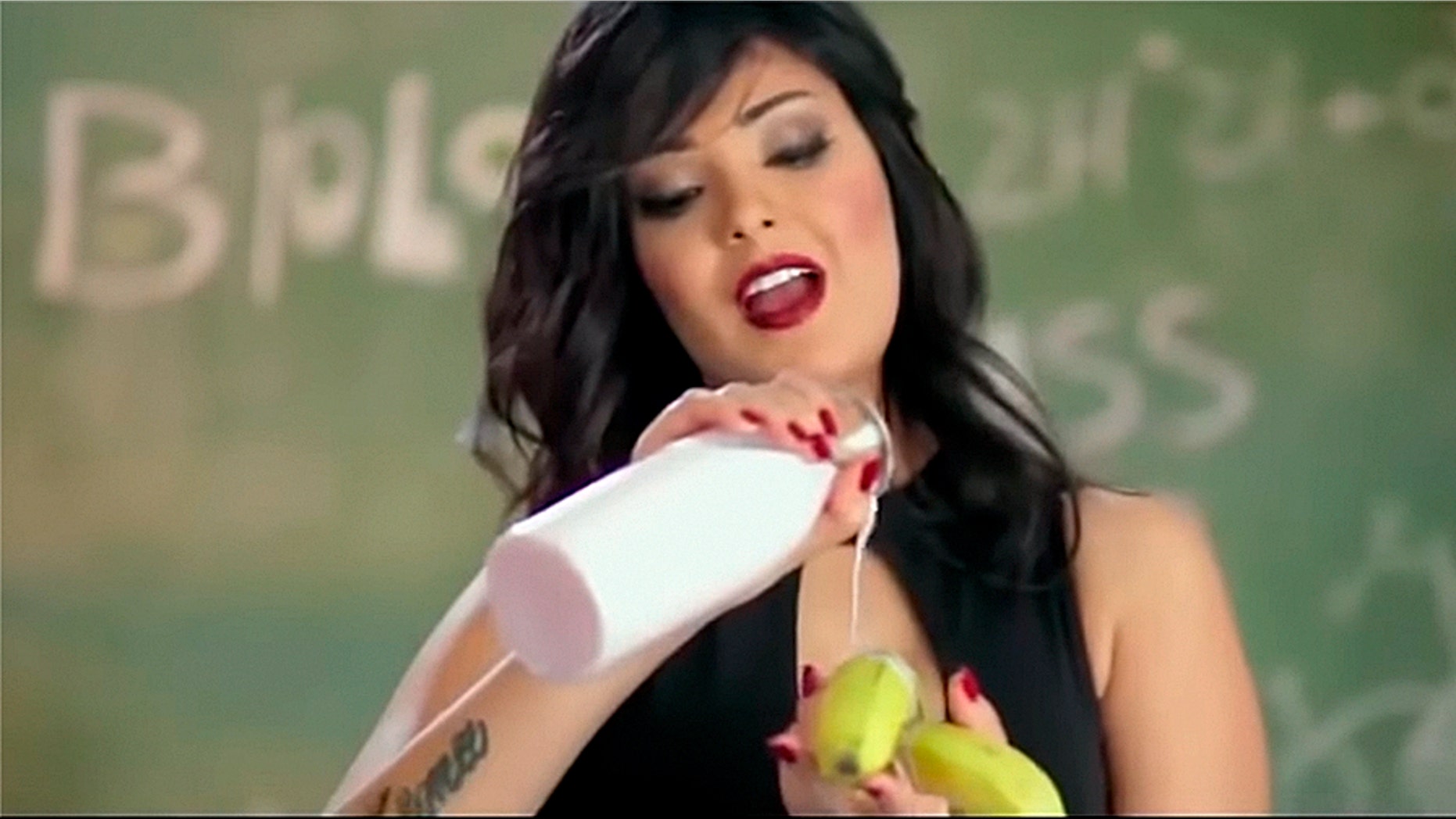 Shyma, an Egyptian pop singer, was sentenced to a year in prison for promoting debauchery in a racy music video.