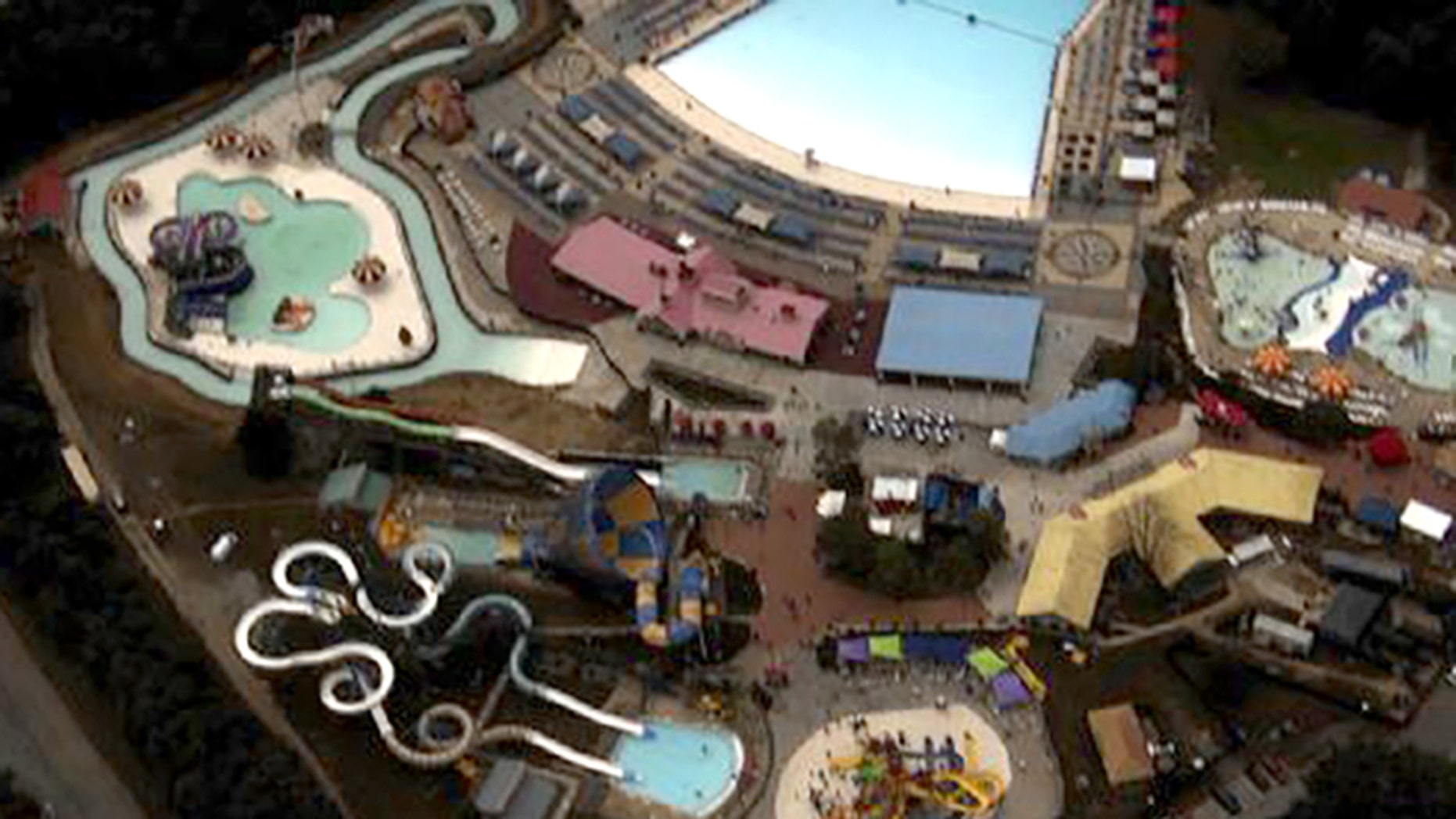 A teen was taken to the hospital after a near-drowning at Six Flags theme park in Maryland.