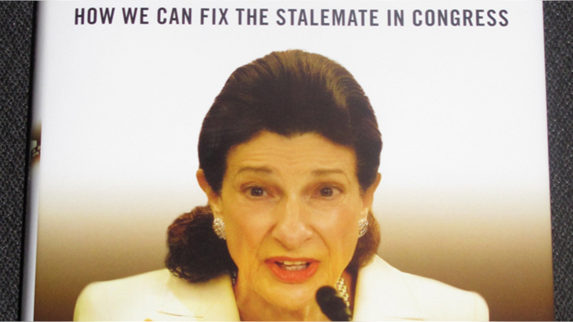 FILE: May 11, 2103, The cover of former Sen. Olympia Snowe's new book, which is being released Tuesday. The picture of the book was taken in Portland, Maine.