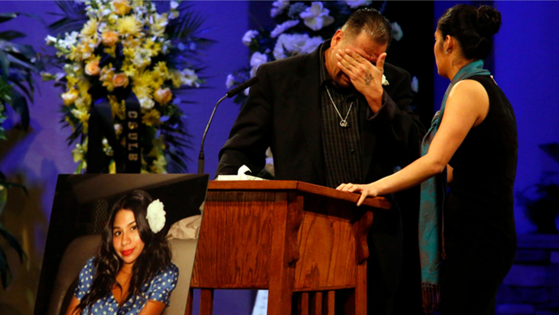 Reynaldo Gonzalez breaks down while remembering his dead daughter on Dec. 4, 2015.