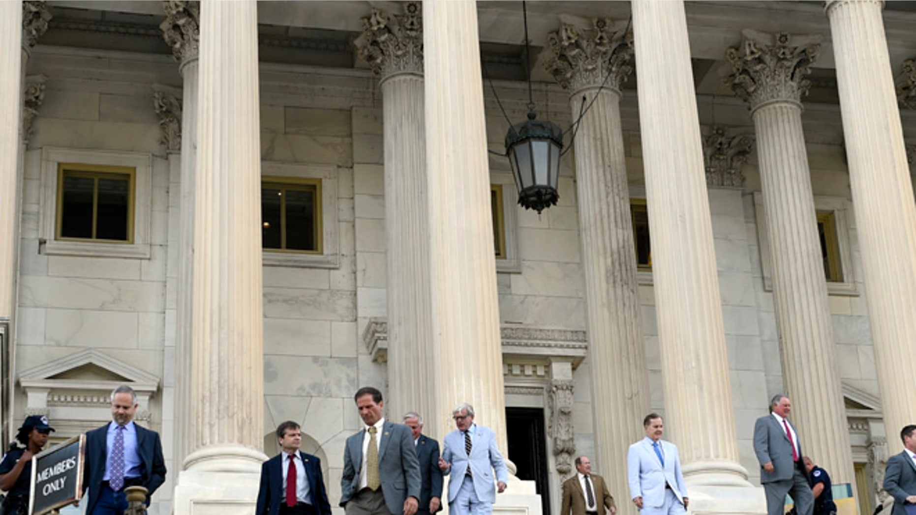 FILE: July 29, 2015: House members leave Capitol Hill for August recess, in Washington, D.C.