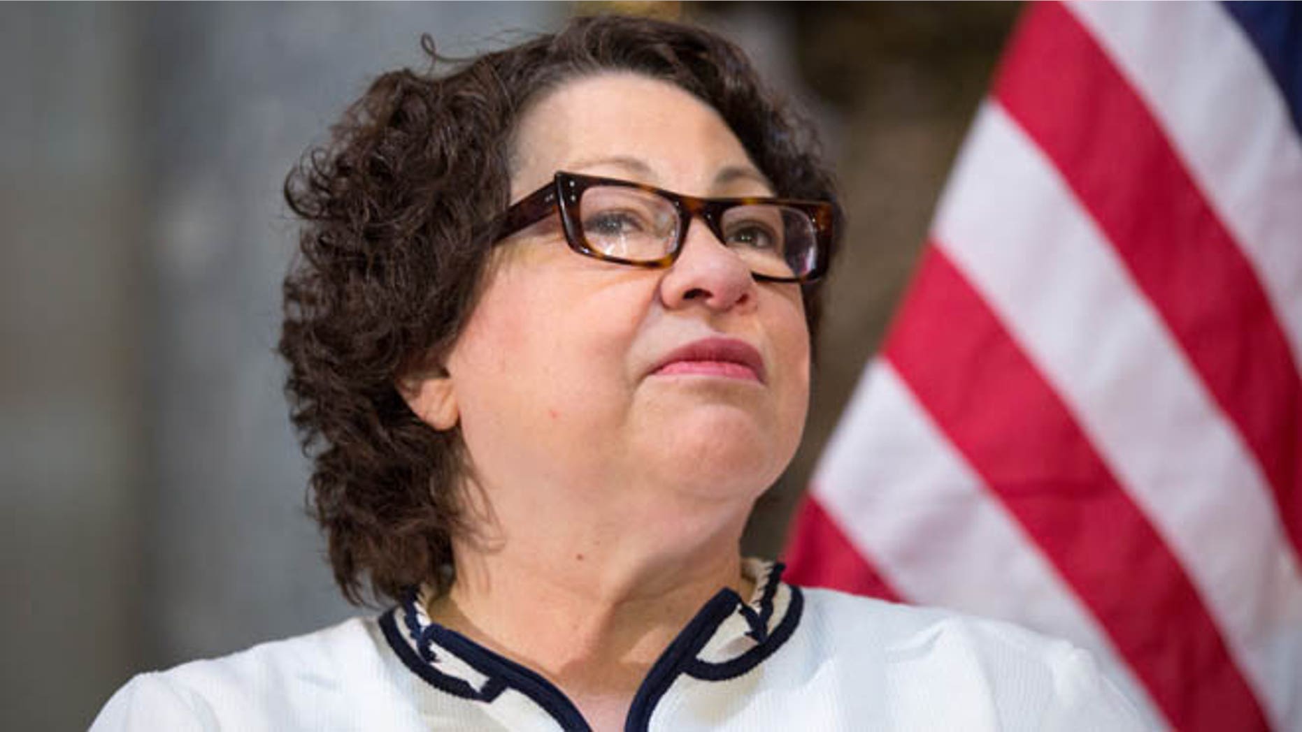 U.S. Supreme Court Justice Sonia Sotomayor participates in an annual Women's History Month reception. (Photo by Allison Shelley/Getty Images)