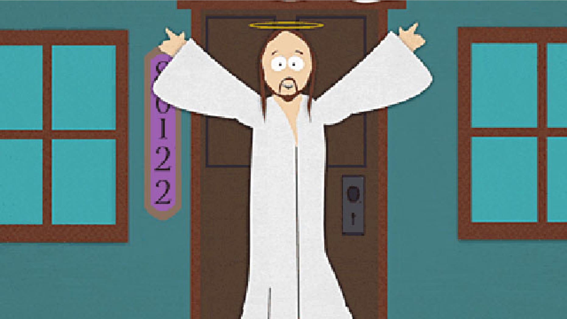 A cartoon depiction of Jesus Christ on Comedy Central cartoon 'South Park.' The network is considering a cartoon on Jesus called 'JC'.