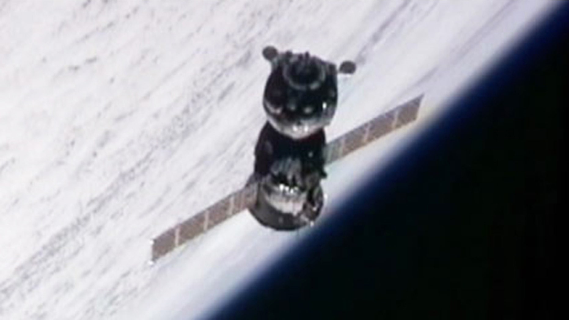 Oct. 9: The new Soyuz TMA-01M is seen closing in on the International Space Station with three new crewmembers for the Expedition 25 crew in this view from a camera on the station's exterior. (Space.com)
