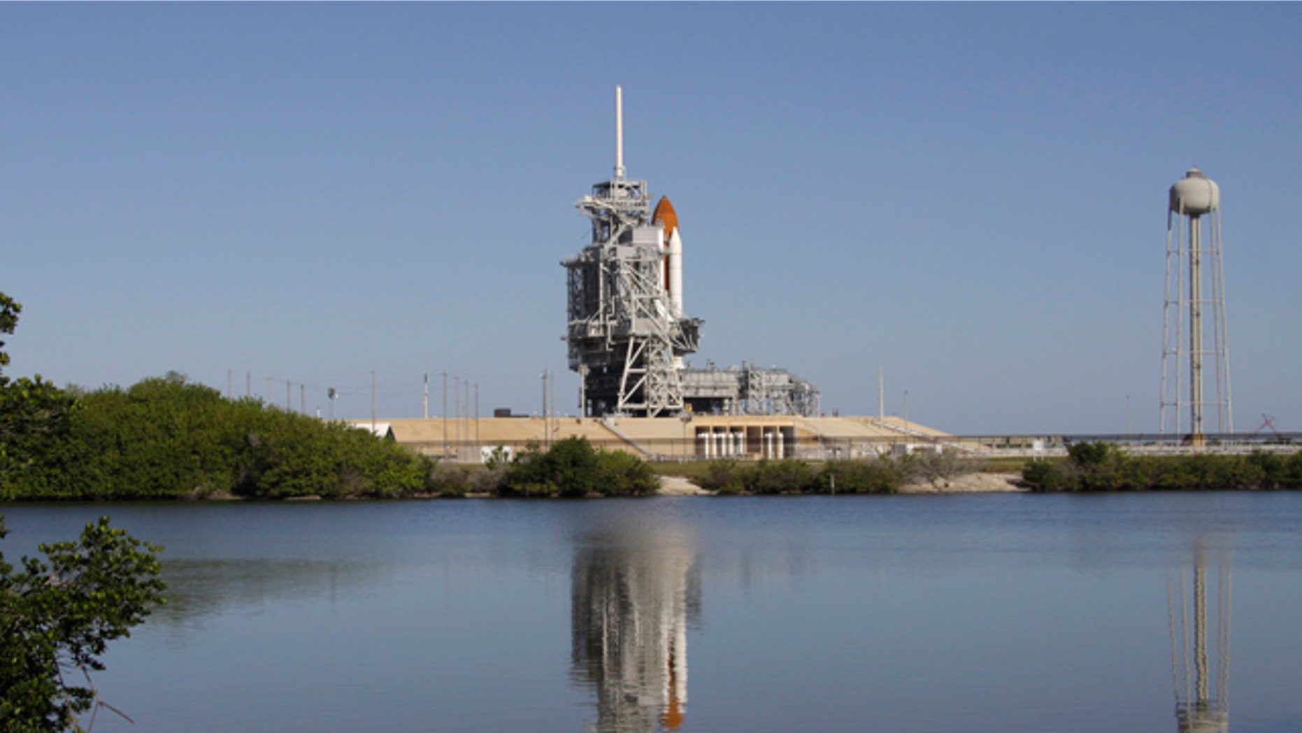 April 30, 2011: Space shuttle Endeavour is seen at Pad 39A at the Kennedy Space Center in Cape Canaveral, Fla., Saturday, April 30, 2011.