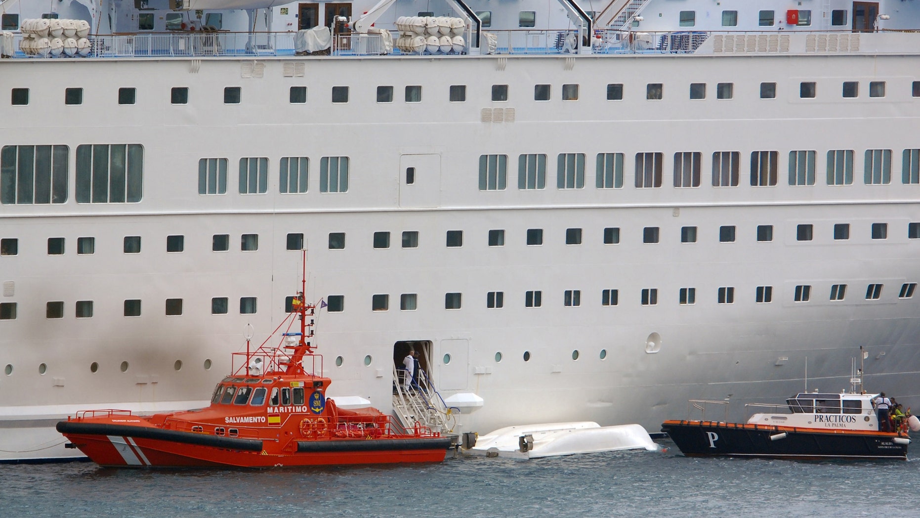 cruise ship crash in spain