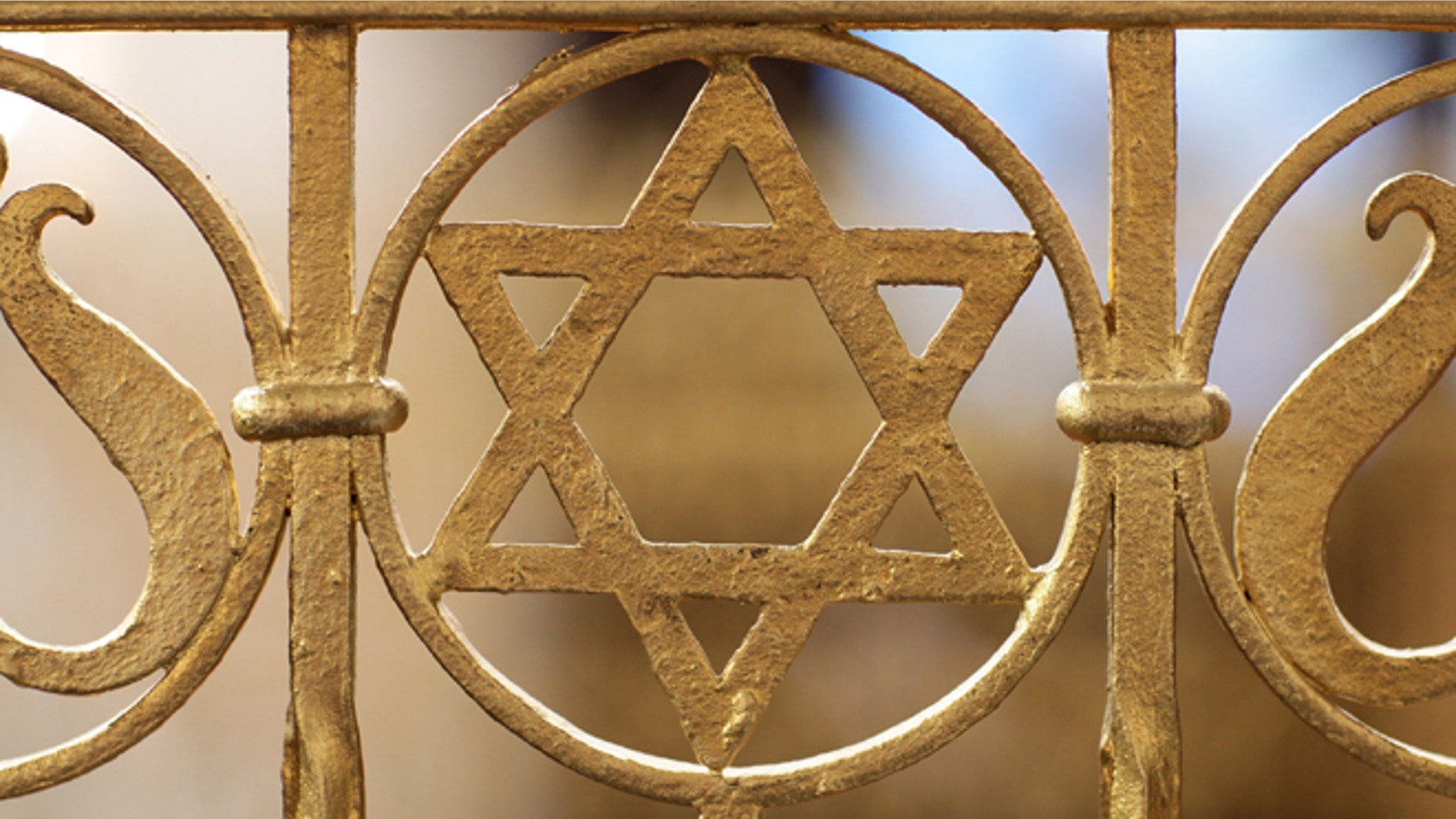 LEIPZIG, GERMANY - AUGUST 30: A Star of David is visible among the ornamentation at the Brodyer Synagogue at the ordination of new Rabbis Shlomo Afanasev and Moshe Baumel on August 30, 2010 in Leipzig, Germany. Though both Afanasev and Baumel were born in the former Soviet Union, they grew up in Germany and are among a growing number of German-raised rabbis graduating from the Ronald Lauder-supported Rabbinical Seminary in Berlin. (Photo by Sean Gallup/Getty Images)