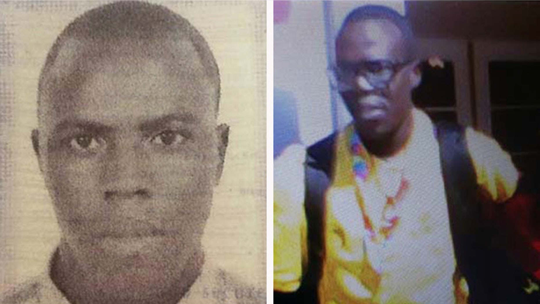 These undated photos released by the Inglewood Police Department show missing Special Olympics athlete Abidjan Ouattara, originally from the Ivory Coast. Ouattara vanished near Los Angeles on Monday. (Inglewood Police Department via AP)