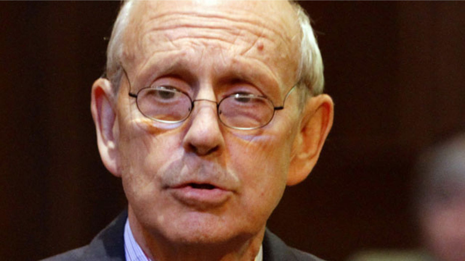 In this Oct. 6, 2011 file photo, Supreme Court Justice Stephen Breyer in Richmond, Va.
