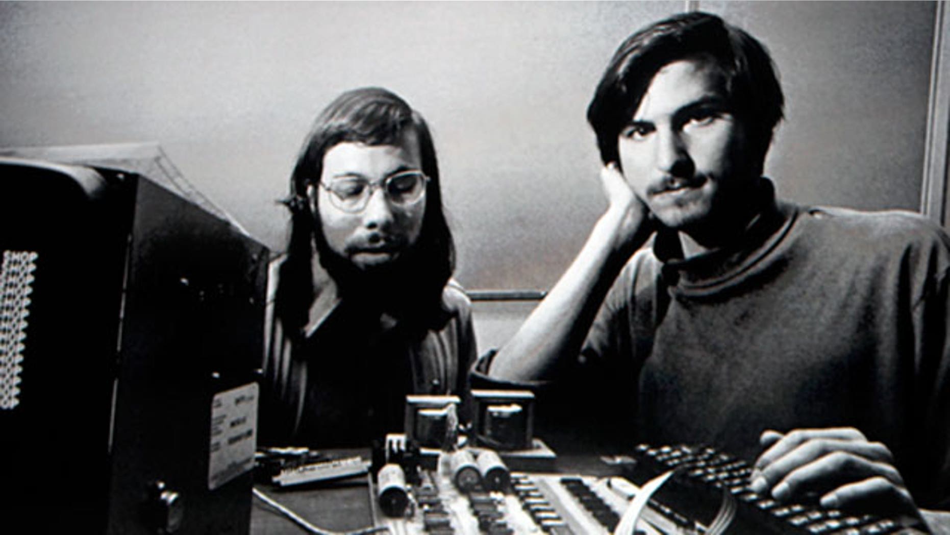 Apple co-founders Steve Jobs and Steve Wozniak.