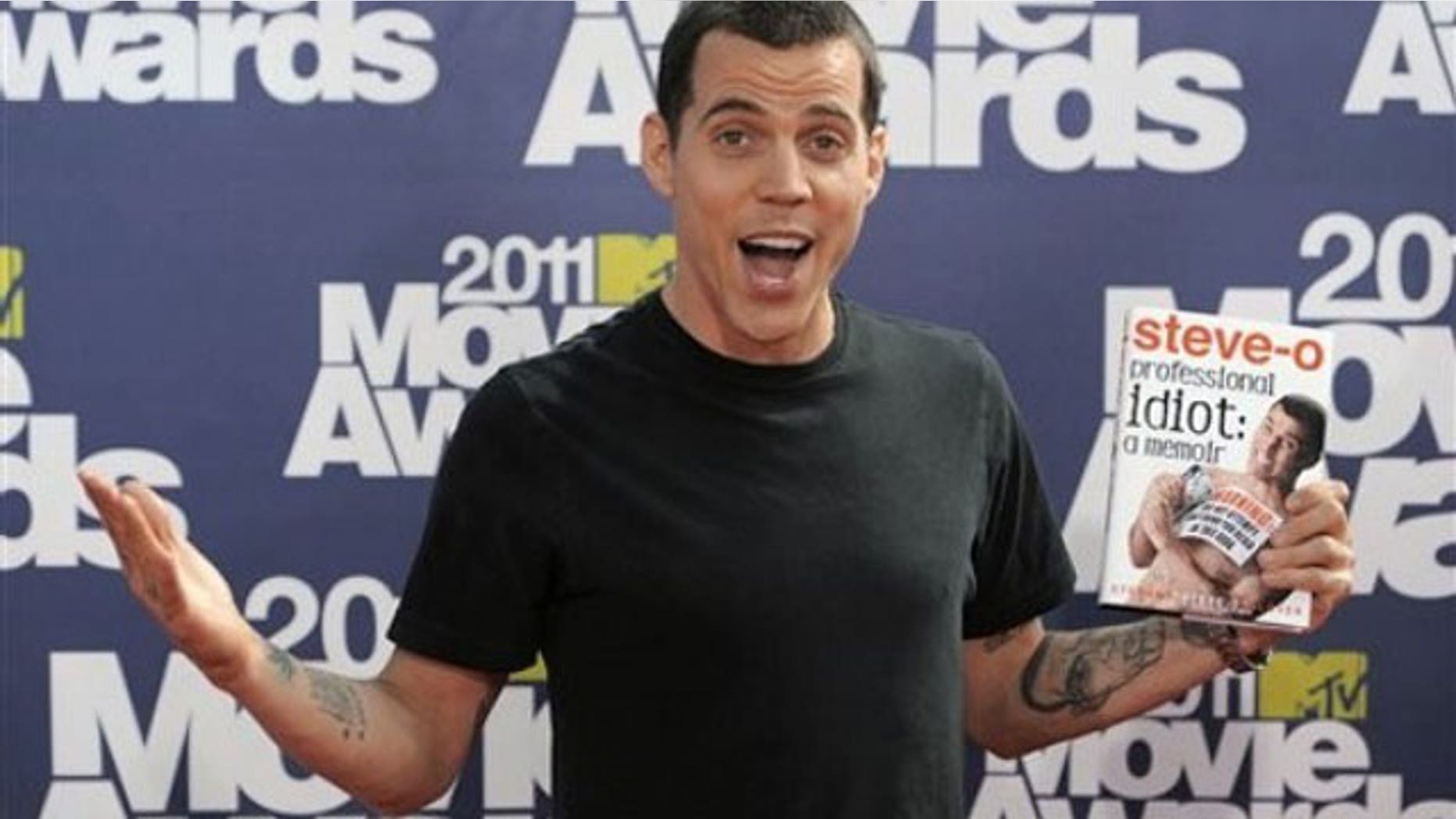 June 5: Steve-O arrives at the MTV Movie Awards on Sunday. (Reuters)
