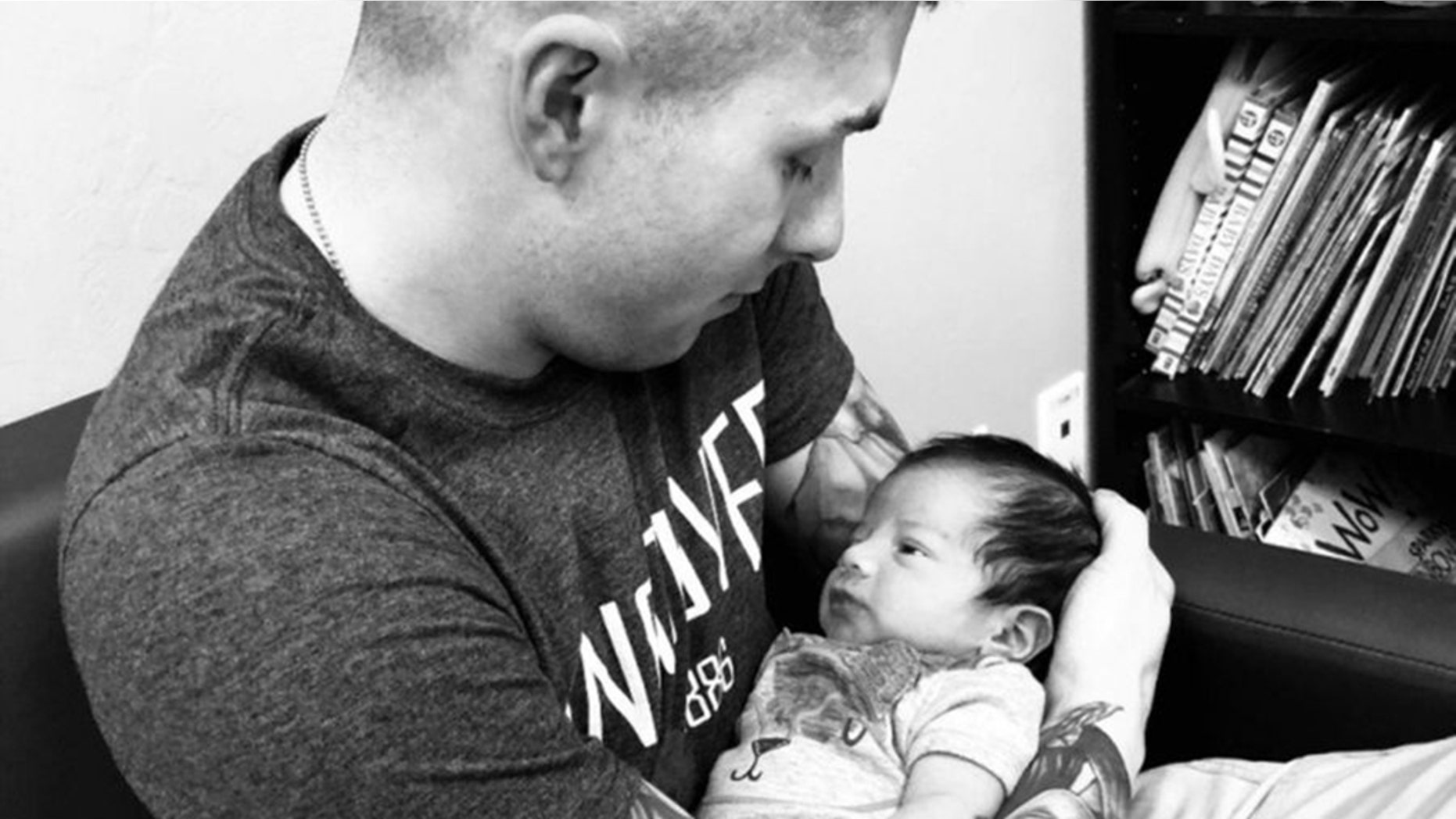 Sgt. Steven Garcia was fighting for custody of a baby boy his wife attempted to give to her friends.