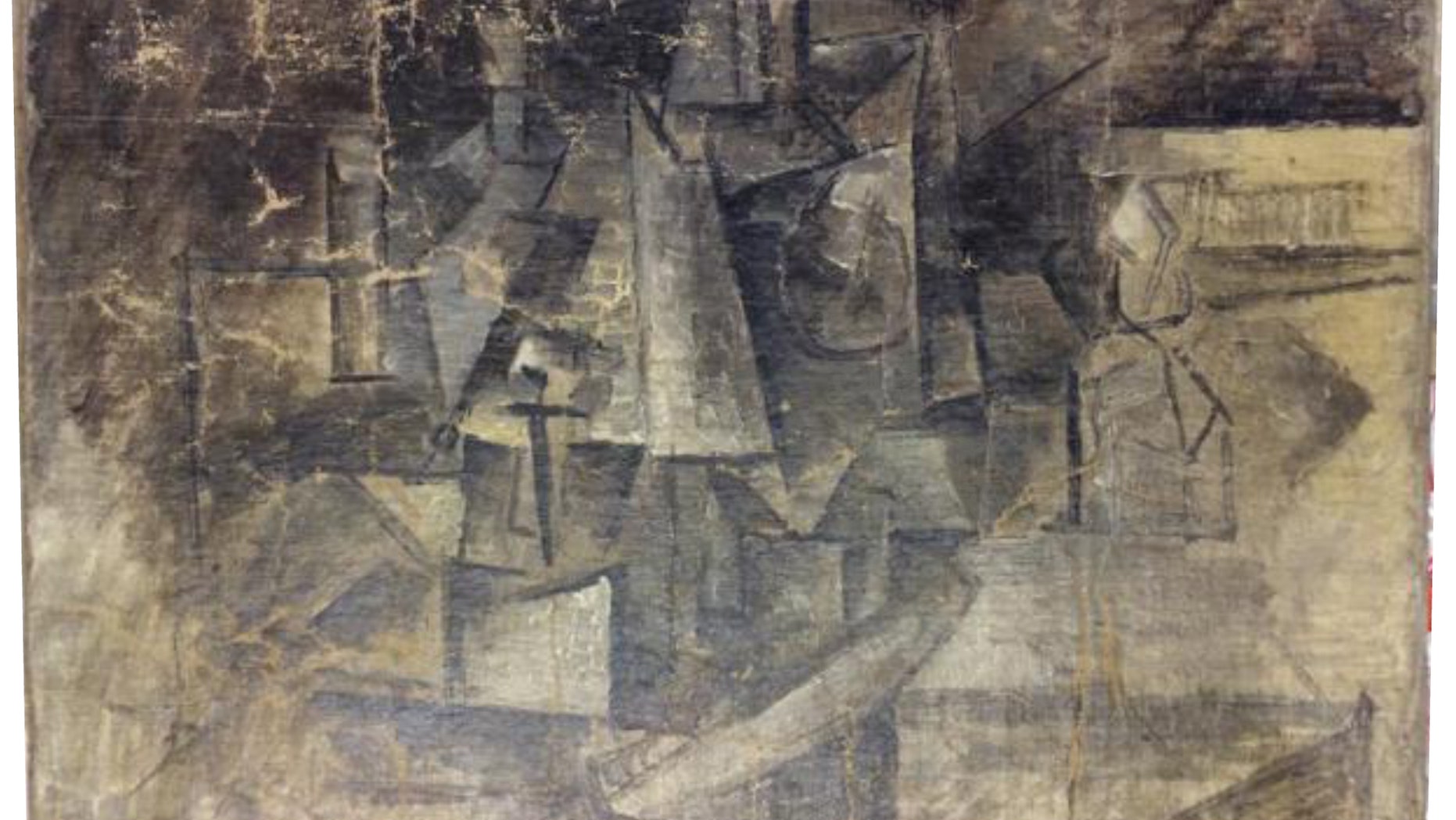 Undated photo-- A cubist painting entitled "The Hairdresser" by Pablo Picasso. Authorities say the painting-- worth millions of dollars-- was stolen in France and smuggled into the U.S. by someone who falsely labeled it as an "art craft" worth about $37 when it was shipped.