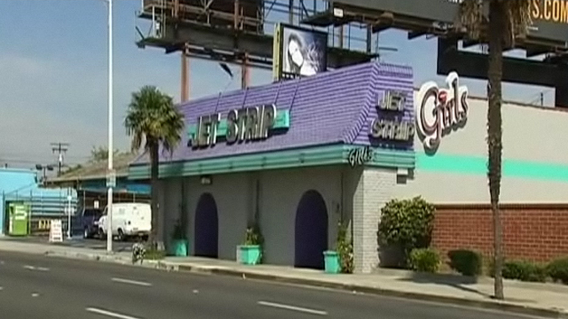 Mar. 13, 2012: This photo shows Jet Strip Gentleman's Club in Los Angeles.