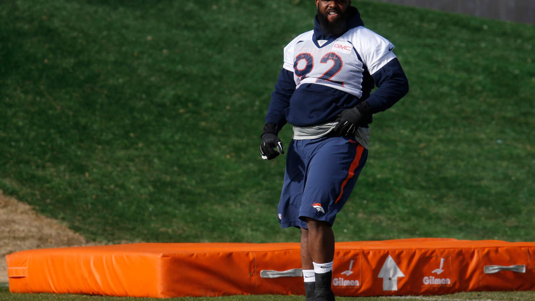 The Denver Broncos' "obese" nose tackle Sylvester Williams. The entire team wouldn't qualify as 'healthy' under current guidelines.