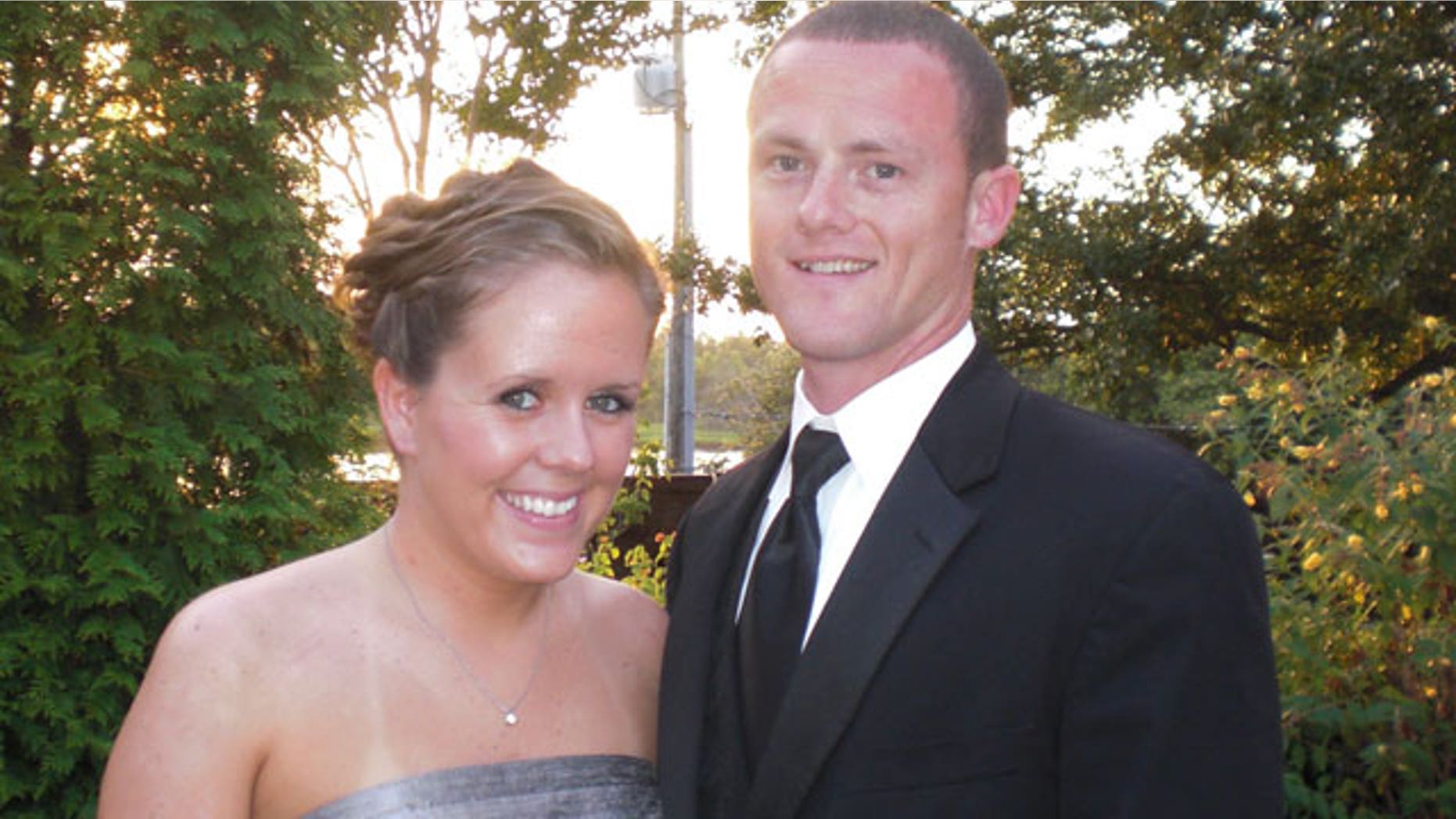 Bell in July 2010, now 24, with her boyfriend Robert Duck, 29.