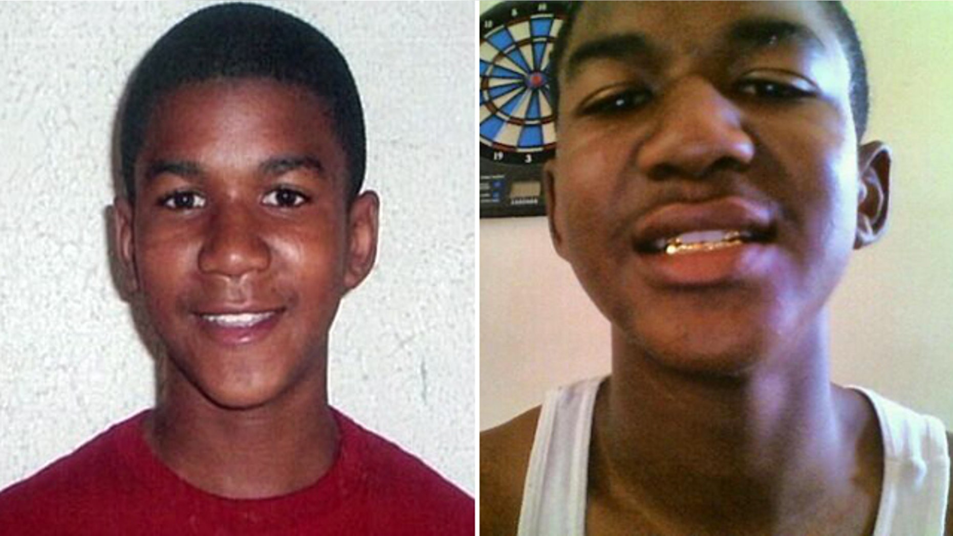 Trayvon Martin is seen, left, in a photo handed out by his family and widely circulated by the news media. Another photo, right, shows an apparently older Martin reportedly taken from his Twitter page.