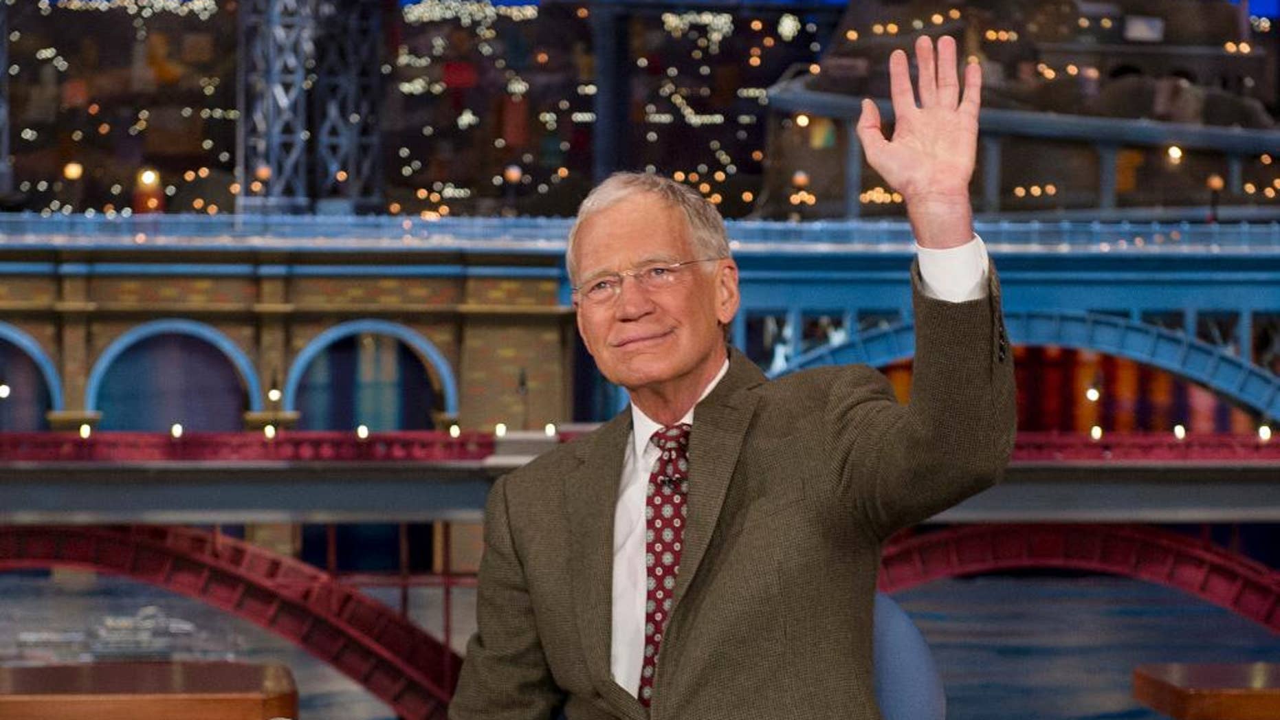 David Letterman S Final Late Show On CBS Is Set For May 20 Fox News   TV Letterman Last Show 1 