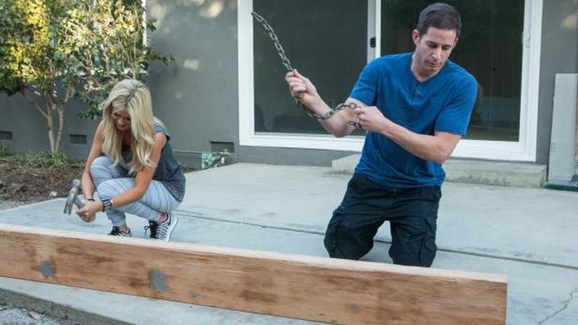Tarek and Christina El Moussa on "Flip or Flop"
