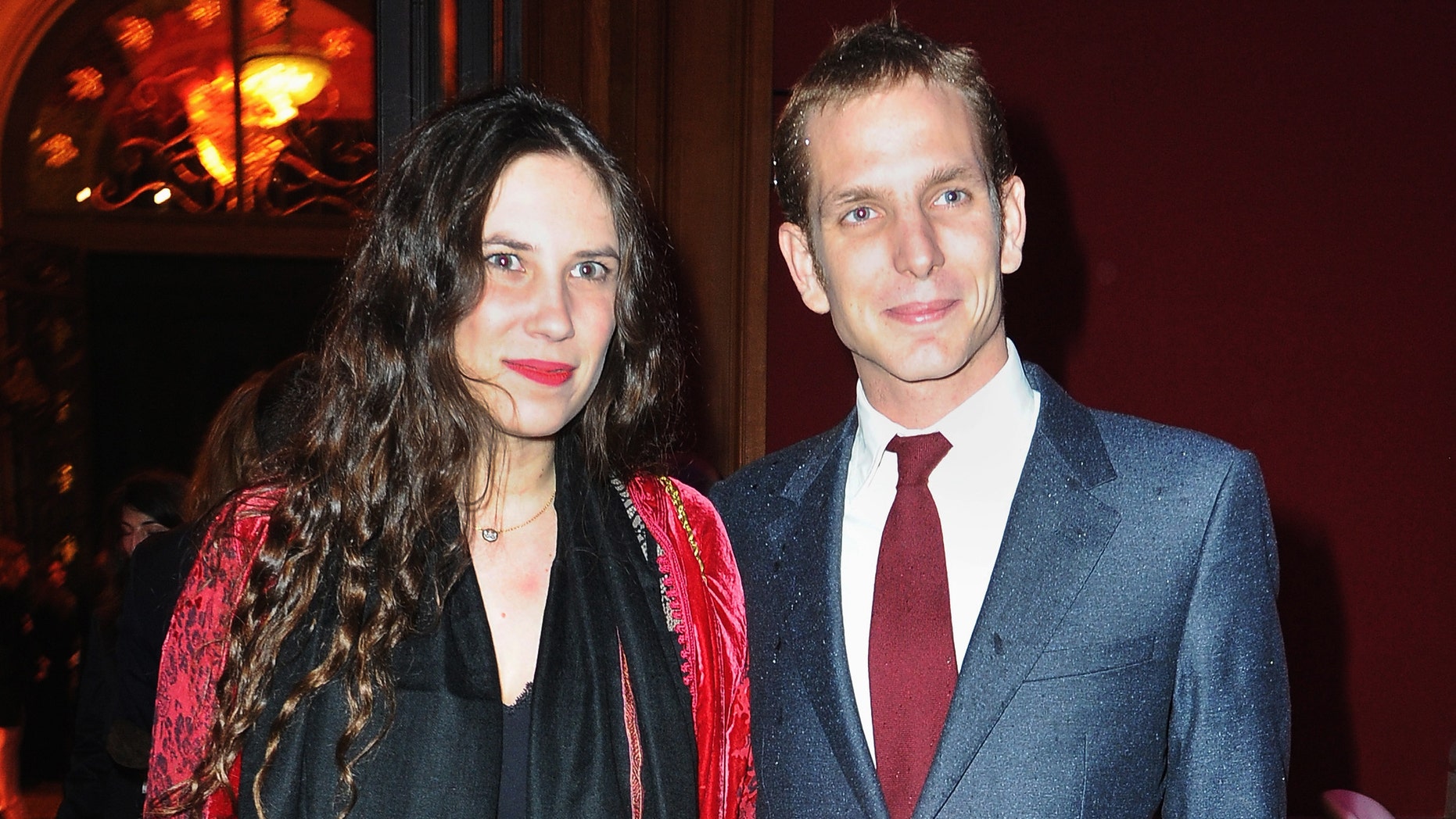 Tatiana Santo Domingo and Andrea Casiraghi attend the Dior Cruise Collection 2014 cocktail on May 18, 2013 in Monaco.