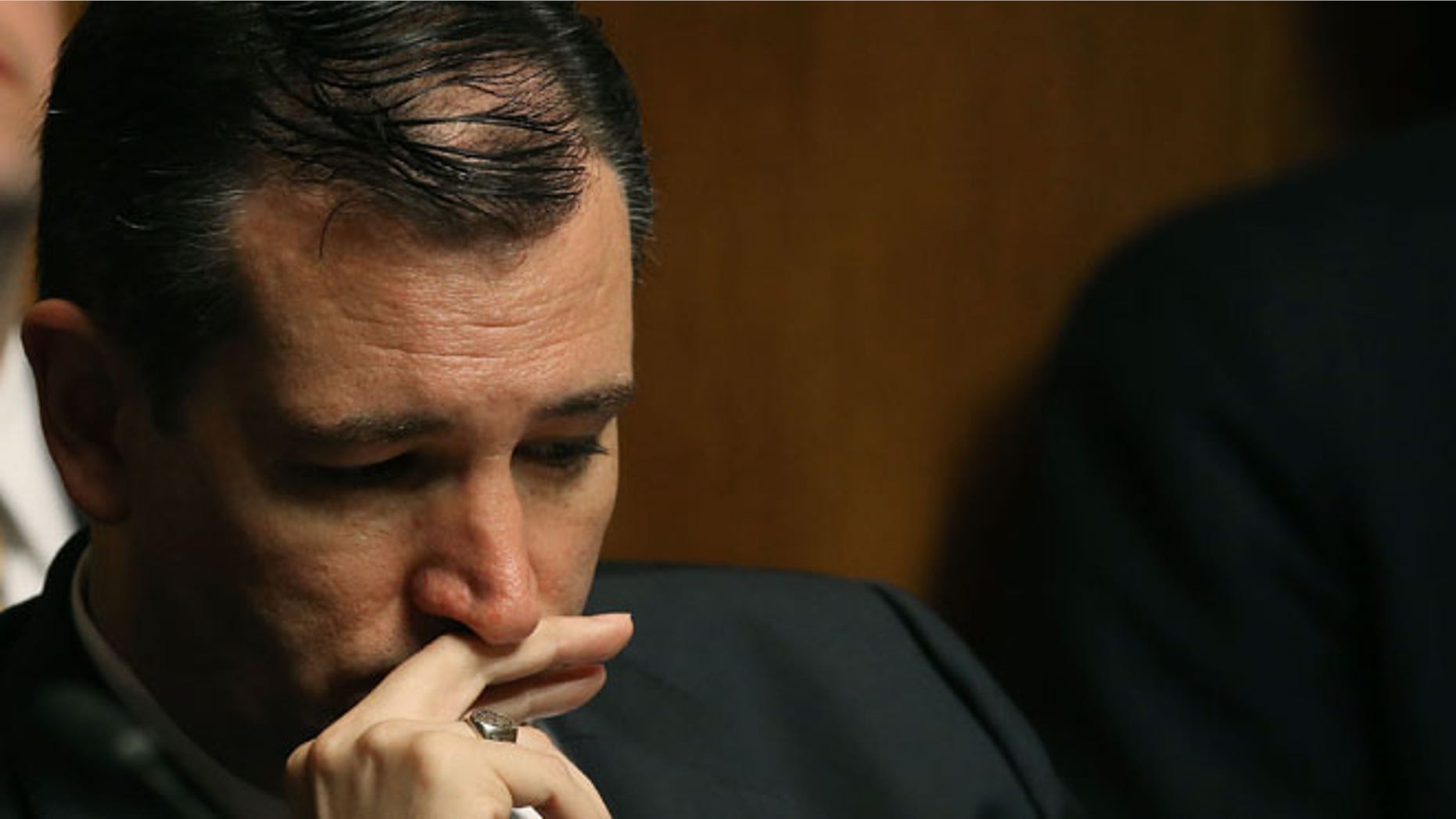 WASHINGTON, DC - JUNE 04: Sen. Ted Cruz (R-TX) participates in a Judiciary Subcommittee hearing on the Affordable Care Act on Capitol Hill June 4, 2015 in Washington, DC. The hearing is billed as "Rewriting The Law, Examining the Process That Led to the ObamaCare Subsidy Rule". (Photo by Mark Wilson/Getty Images)