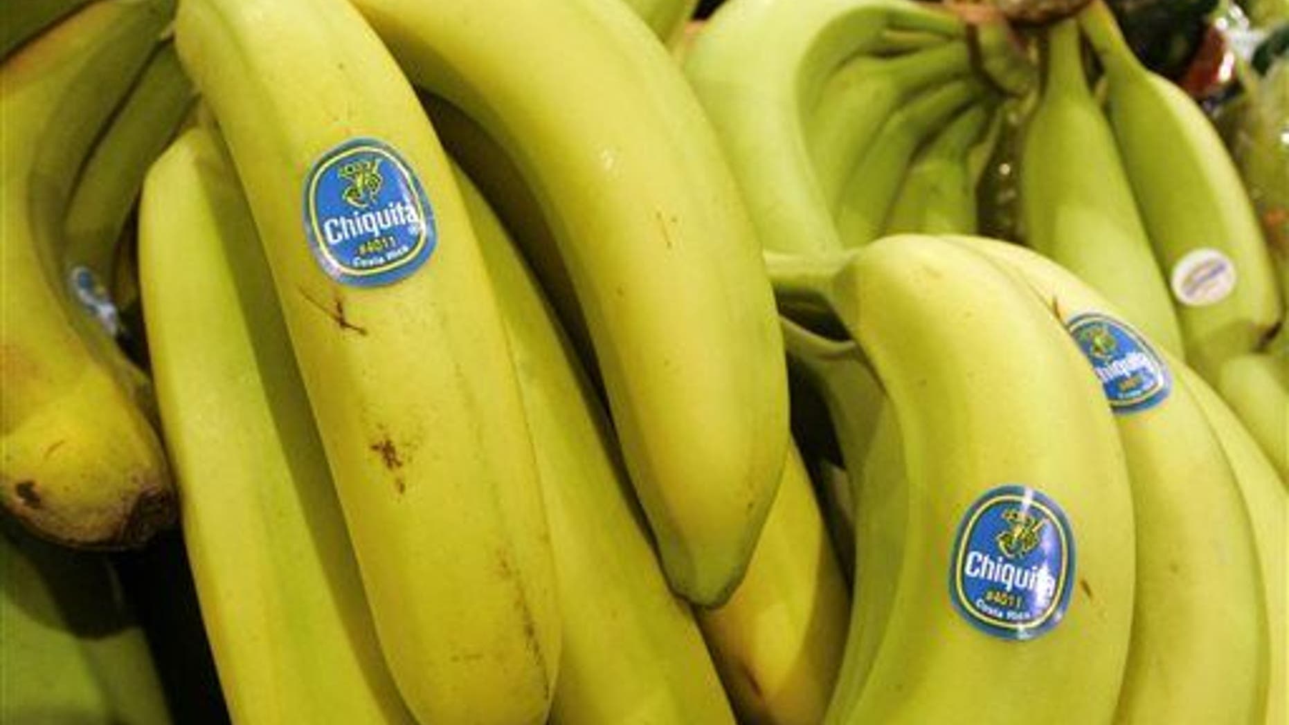 It was a teen in a banana suit, not an actual banana...