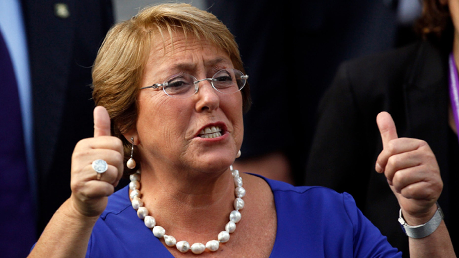 President Michelle Bachelet in Santiago, Chile, Monday, March 10, 2014.