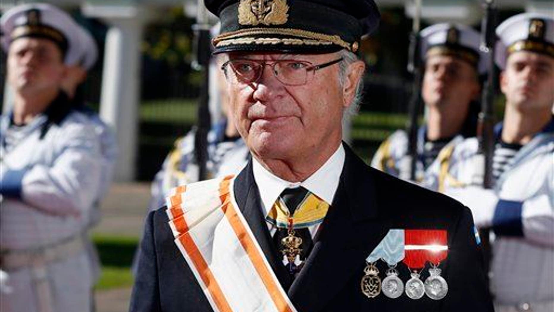 Sweden's King Carl XVI Gustaf.