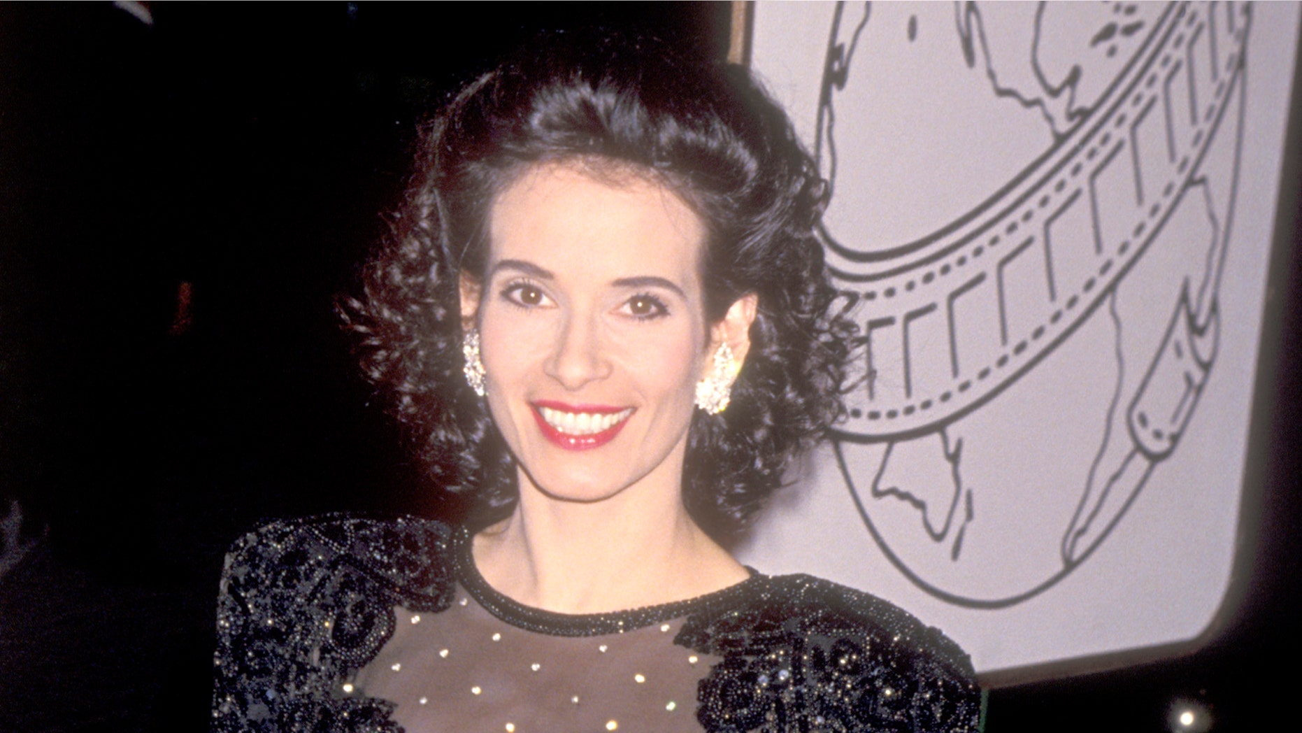 Theresa Saldana at the Golden Globe Awards on January 22, 1994 in Beverly Hills, California.