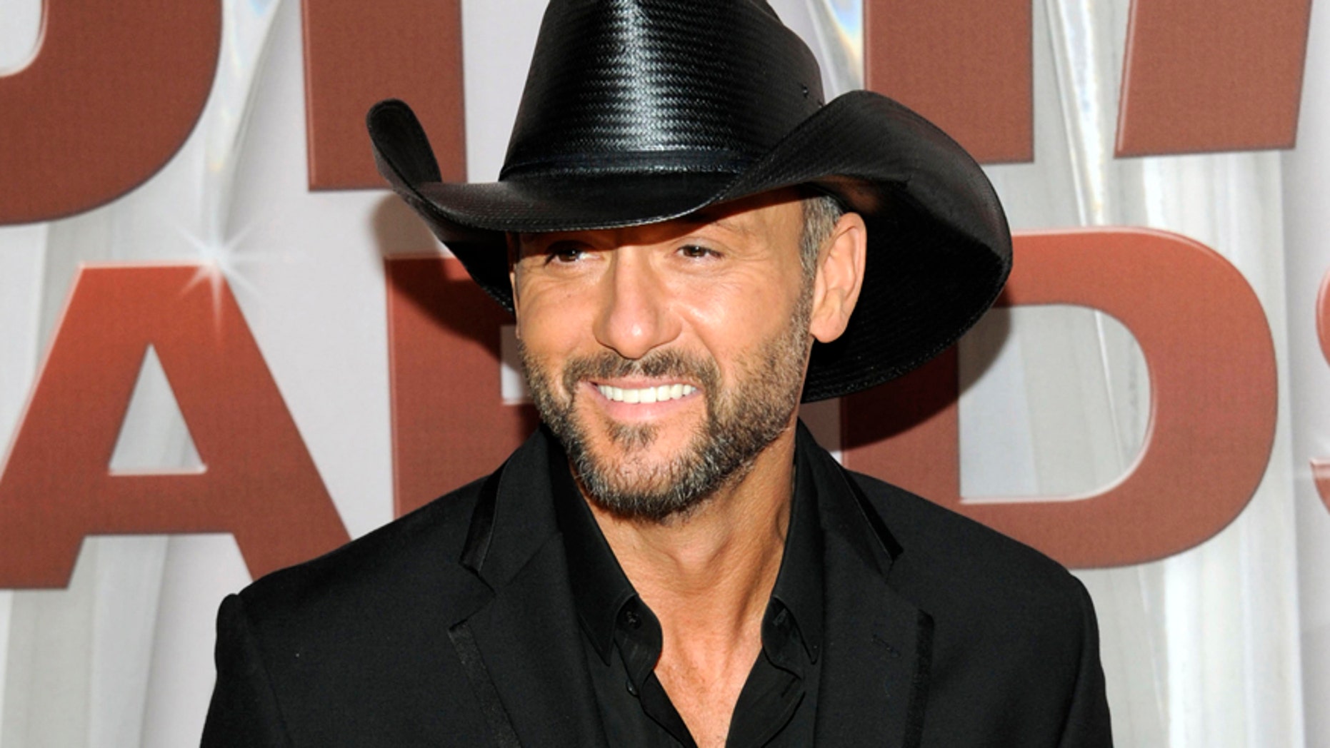 Country music singer Tim McGraw.