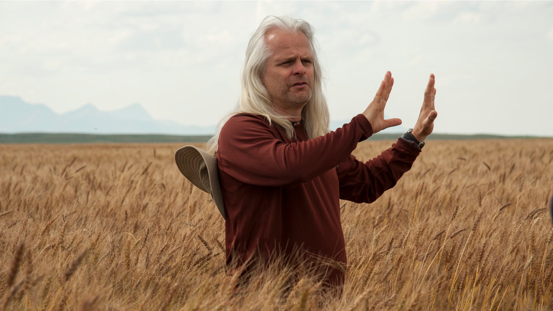 Cinematographer Claudio Miranda on the set of Disney's "Tomorrowland."