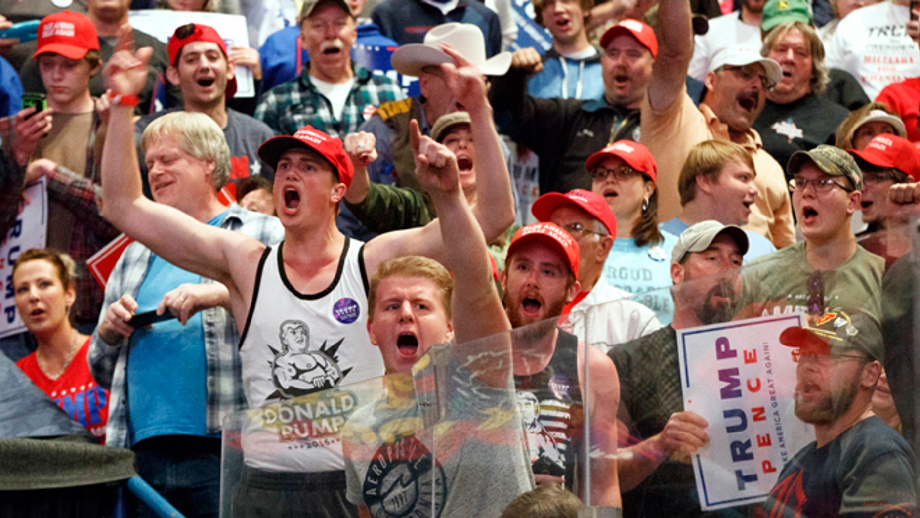 FILE - In this Monday, Oct. 10, 2016 file photo, supporters cheer for Republican presidential candidate Donald Trump during a rally in Wilkes-Barre, Pa. Mark DeMoss, a public relations executive and conservative Republican whose clients are mostly Christian religious organizations, says, "Thereââ¬â¢s plenty of blame to go around on this subject, but I think in this particular election that an embrace of Donald Trump was an embrace of incivility and vulgarity and insults and bullying, and unfortunately we saw very little public repudiation of that from any Trump supporters." (AP Photo/Evan Vucci)