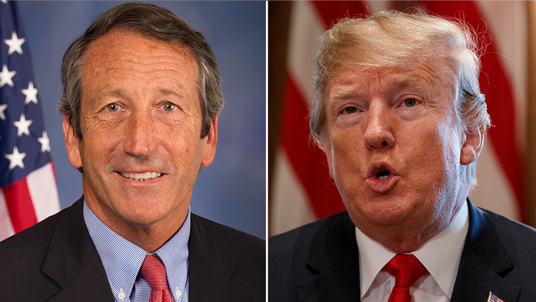 President Trump on Wednesday disputed reports that a joke he made Tuesday night on Capitol Hill — in which he mocked Rep. Mark Sanford for his recent primary election loss — was poorly received.